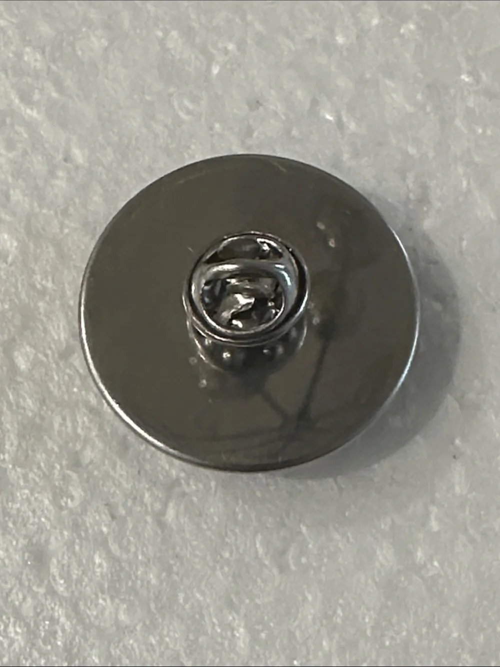 Four Aces Poker Chip Button Pin - Black and Gold
